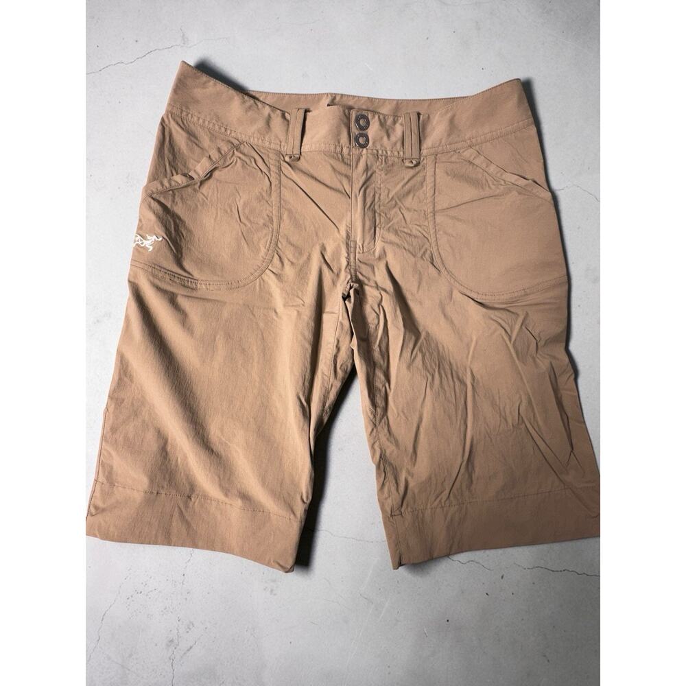 Arc’teryx Women’s Cargo Shorts Size 6 Brown Nylon Hiking Outdoor Lightweight